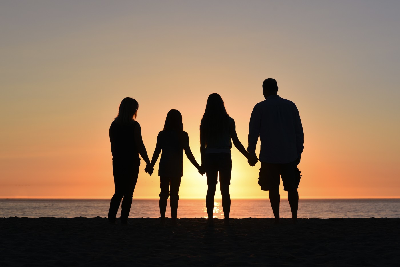 Large Family at the Beach
